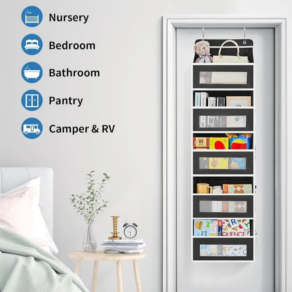 Behind-Door Laundry Organizer — 5 Pocket
