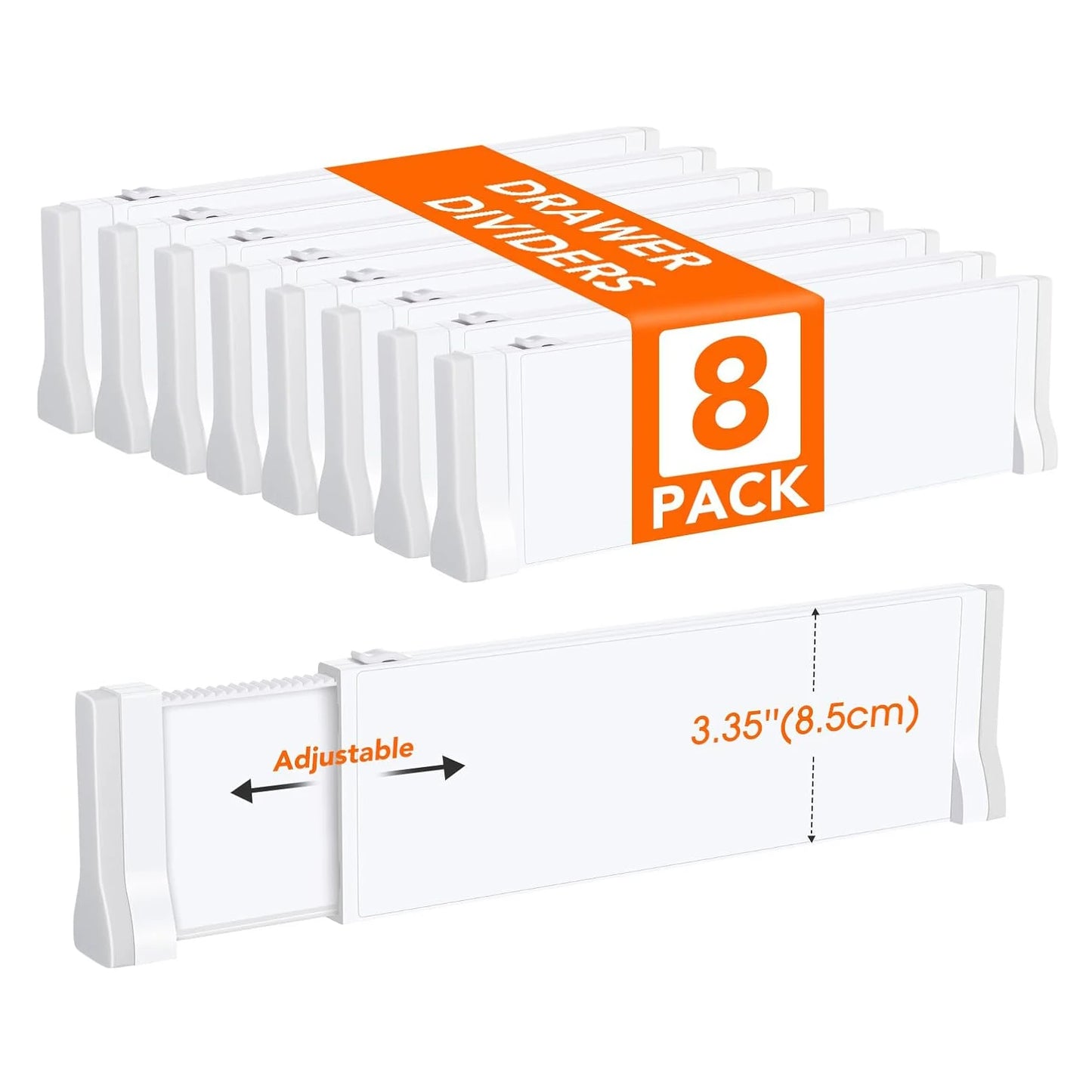 Folded-Clothes Drawer Dividers