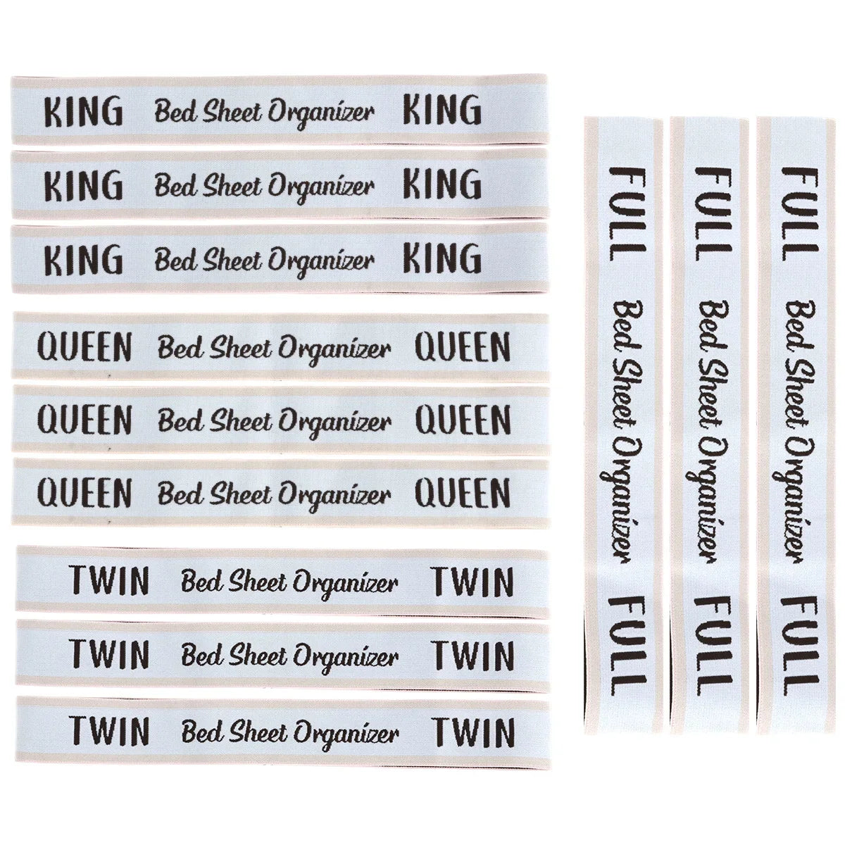 Sheet Set Keeper Straps — 12 Pack