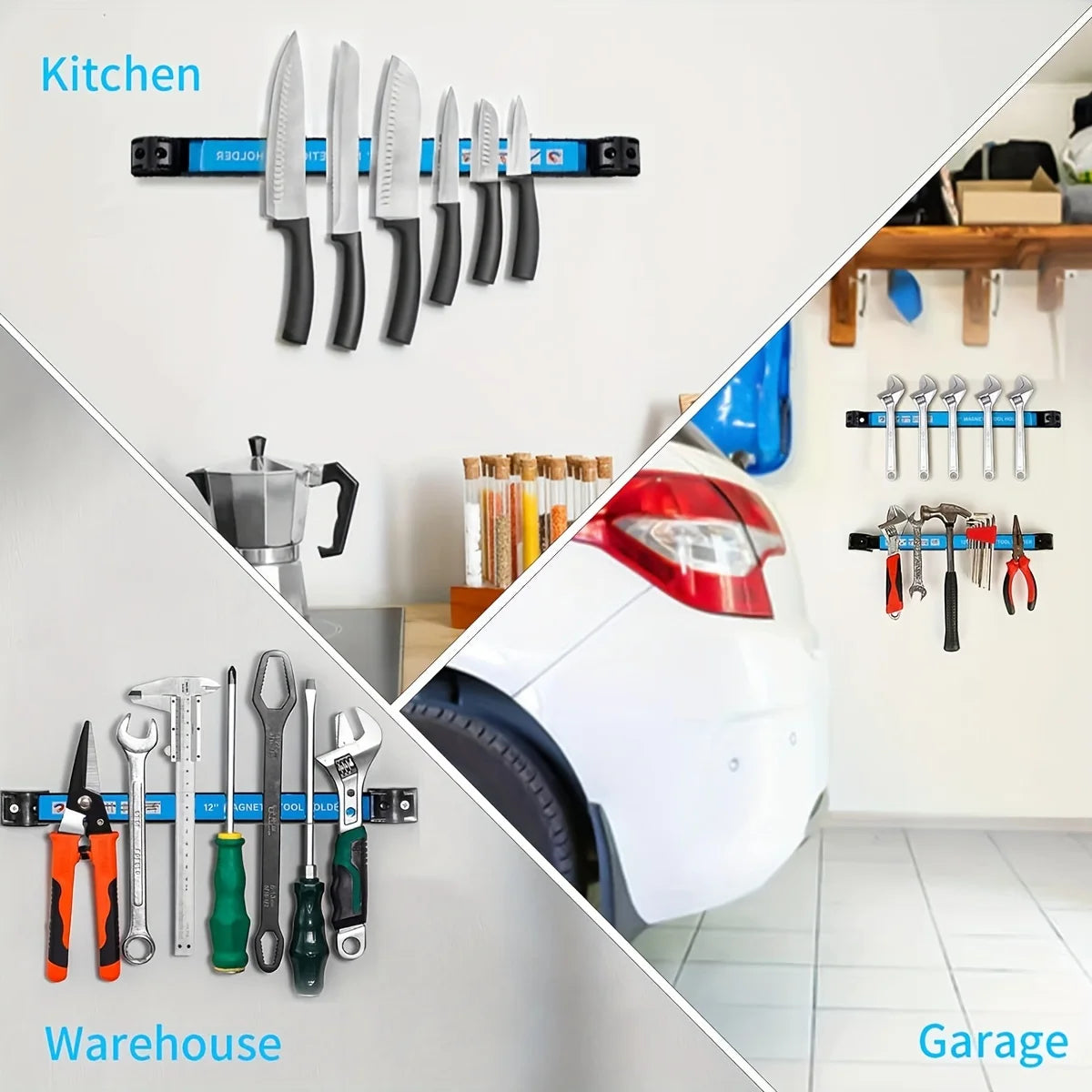 Heavy-Duty Magnetic Tool Rail