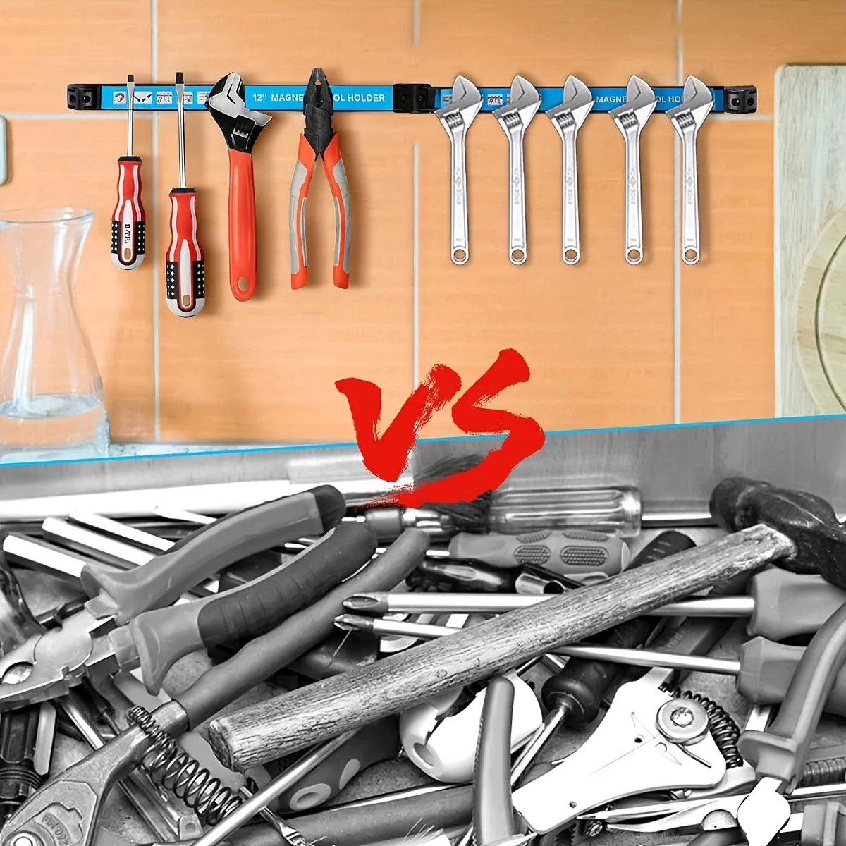 Heavy-Duty Magnetic Tool Rail