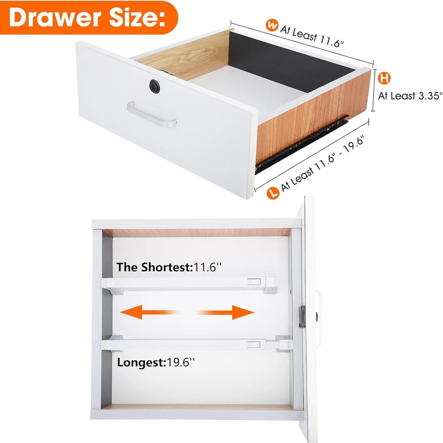 Folded-Clothes Drawer Dividers
